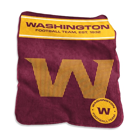 Logo Brands Washington Commanders 60x80 Raschel Throw 632-26X